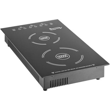 Avantco ID18DB Drop-In / Countertop Double Induction Range / Cooker - 208-240V, 3100W