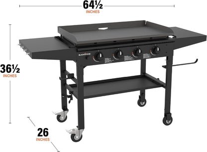 Blackstone 4 Burner Liquid Propane Outdoor Griddle Black
