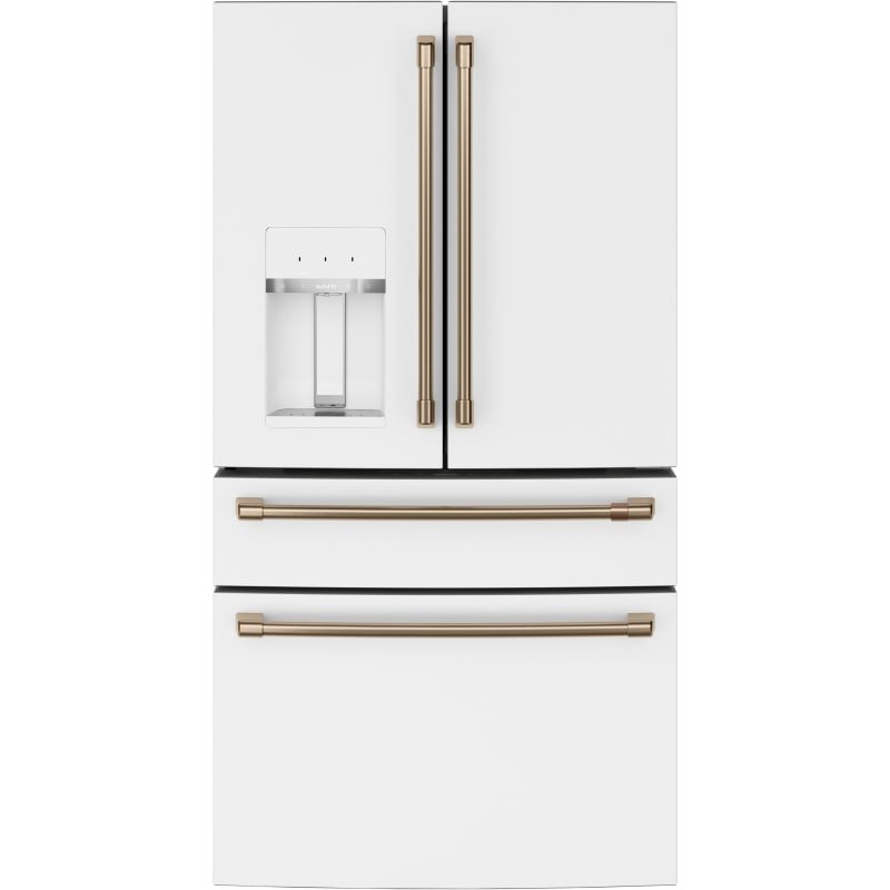 Cafe 36 Inch Wide 27.8 Cu. Ft. Energy Star Rated French Door Refrigerator with Convertible Drawer