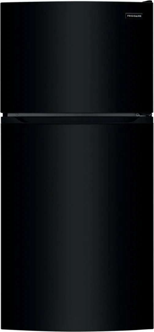 Frigidaire 28 Inch Top Freezer Refrigerator with 13.9 Cu. Ft. Capacity, Adjustable Glass Shelves, Humidity-Controlled Crispers, Half-width Deli Drawer, LED Lighting, EvenTemp® Cooling System, ADA Compliant, and ENERGY STAR Certified: Black