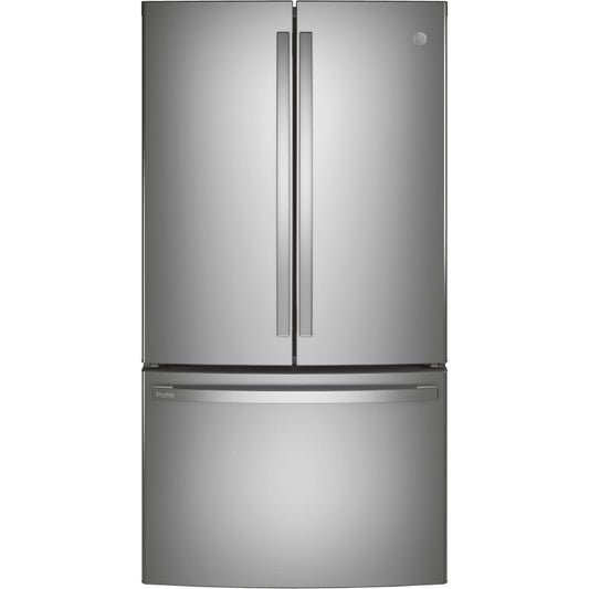 GE Profile 36 Inch Wide 23.1 Cu. Ft. Counter Depth French Door Refrigerator with TwinChill Evaporators