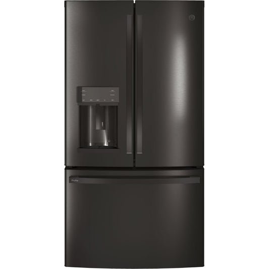 GE Profile 36 Inch Wide 22.2 Cu. Ft. Counter Depth French Door Refrigerator with Hands-Free Autofill and TwinChill Evaporators